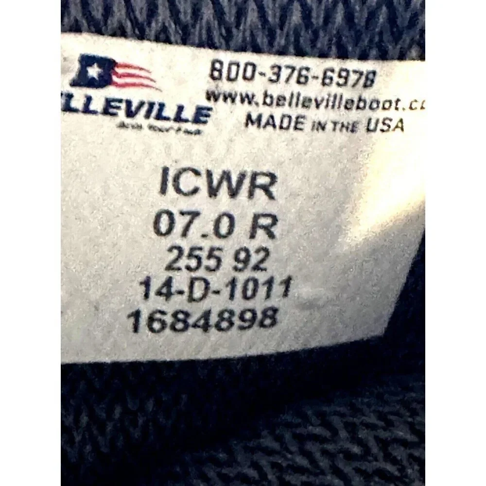 BELLEVILLE ICWR Intermediate Wet/Cold GORE-TEX Combat Military Boots Men's 7.0R‎